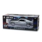 Miniatura coche Ford Mustang Boss 429 1969 gris de la película John Wick a escala 1/18 Greenlight