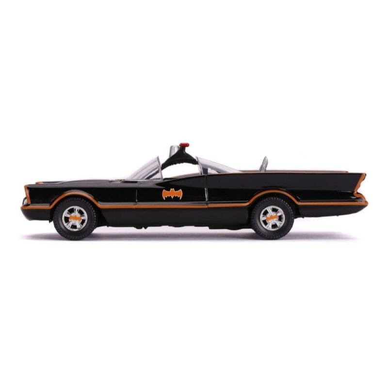 Miniatura coche negro y naranja Batmobile de la serie Batman a escala 1/32 Jada