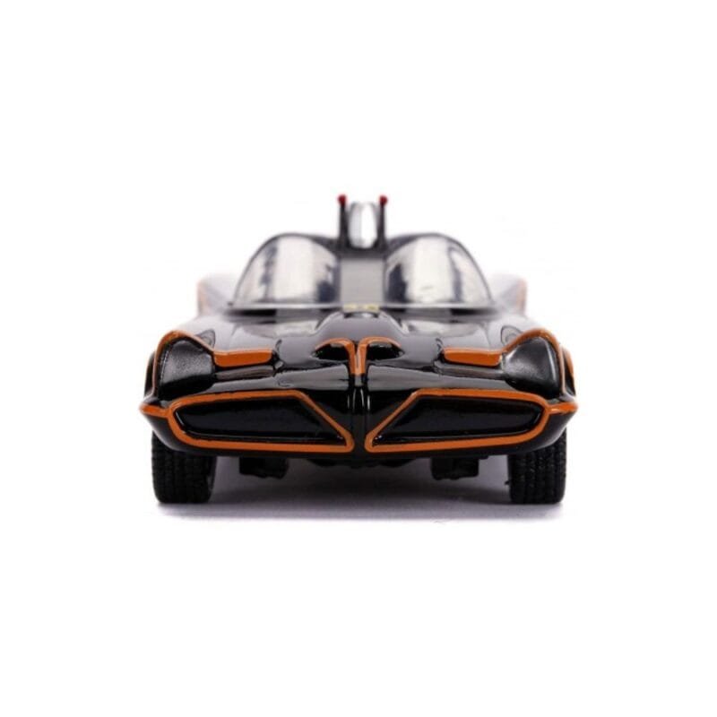 Miniatura coche negro y naranja Batmobile de la serie Batman a escala 1/32 Jada