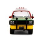 Miniatura coche todoterreno rojo, verde y amarillo Ford Explorer de la película Jurassic Park a escala 1/32 Jada