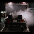 Matrícula coche DeLorean de Regreso al Futuro