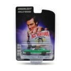 Miniatura coche azul Chevrolet Montecarlo 1972 de la película Ace Ventura: Detective de mascotas a escala 1/64 Greenlight en blister sellado versión Green Machine