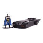 Miniatura coche negro Batmobile con figura de la serie animada Batman a escala 1/32 Jada