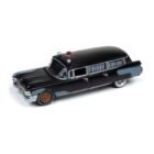Miniatura coche ambulancia negra pre-ECTO de la película Cazafantasmas a escala 1/64 Johnny Lightning