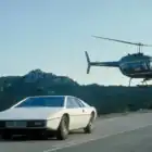 Coche blanco Lotus Esprit S1 terrestre de la película La espía que me amó de James Bond 007