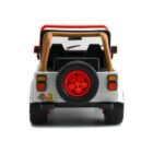 Miniatura coche todoterreno rojo y gris Jeep Wrangler nº 12 de la película Jurassic World a escala 1/24 Jada
