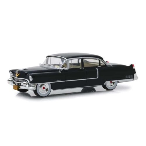 Miniatura coche Cadillac Fleetwood Serie 60 1955 negro de la película El Padrino a escala 1/24 Greenlight