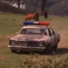 Coche Plymouth Fury 1978 Hazzard County Sheriff camuflaje de la serie El sheriff chiflado a escala 1/18 Greenlight