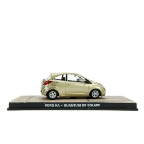 Coche beige Ford Ka de la película Quantum of Solace (James Bond 007) a escala 1/43 Fabbri