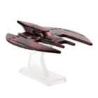Miniatura avión negro y rojo Batplane de la serie animada Batman a escala 1/64 Hot Wheels