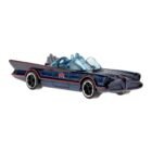 Miniatura coche azul y naranja Batmobile de la serie Batman a escala 1/64 Hot Wheels
