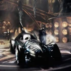 Miniatura negro Batmobile de la película Batman Returns a escala 1/64 Hot Wheels