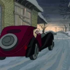 Coche Cruella de la película 101 Dálmatas