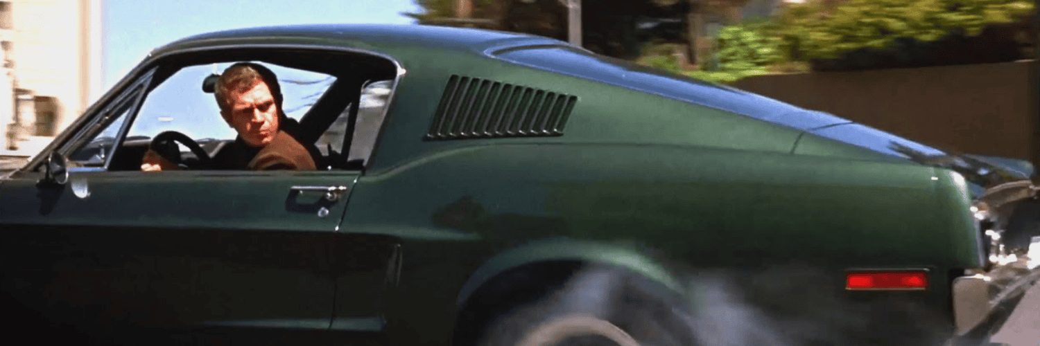 Miniatura coche verde Ford Mustang GT Fastback 1968 de la película Bullitt a escala 1/64 Greenlight