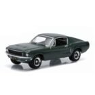 Miniatura coche verde Ford Mustang GT Fastback 1968 de la película Bullitt a escala 1/64 Greenlight