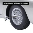Miniatura coche gris Aston Martin DB5 con todos los gadgets conducido por James Bond 007 en la película Goldfinger a escala 1/18 Autoart