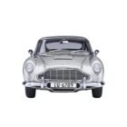 Miniatura coche gris Aston Martin DB5 con todos los gadgets conducido por James Bond 007 en la película Goldfinger a escala 1/18 Autoart