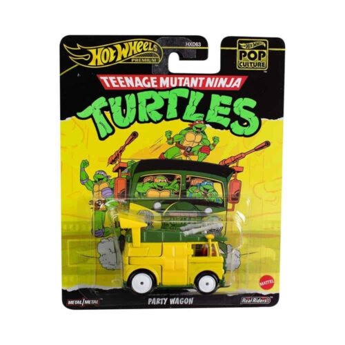 Las Tortugas Ninja | Furgoneta Party Wagon | Hot Wheels Premium 1/64 - HXF04
