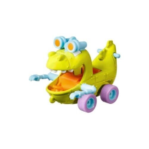 Miniatura cochecito dinosaurio Reptar Wagon de la película Los Rugrats a escala 1/64 Hot Wheels
