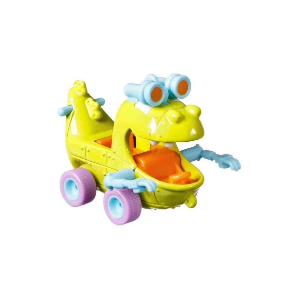 Miniatura cochecito dinosaurio Reptar Wagon de la película Los Rugrats a escala 1/64 Hot Wheels