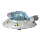 Miniatura nave Crucero espacial de la serie Rick & Morty a escala 1/64 Hot Wheels