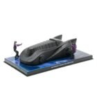 Coche en miniatura Batmobile de Batman Returns 1989 en modo blindado con escudos negros escala 1/43 de Eaglemoss