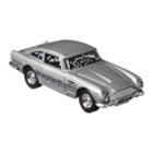 Miniatura coche gris Aston Martin DB5 conducido por James Bond 007 en la película Sin tiempo para morir a escala 1/64 Hot Wheels