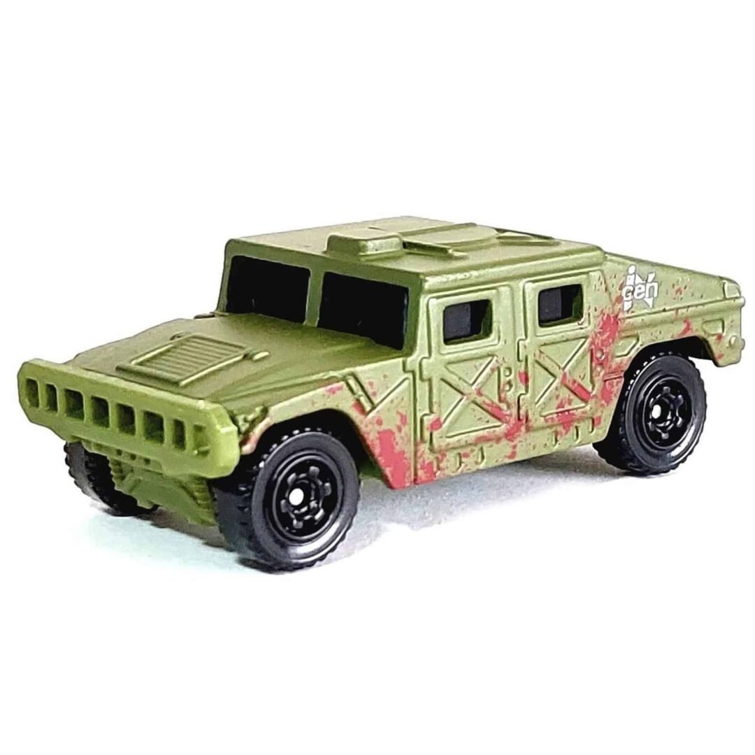 Miniatura coche todoterreno Humvee Ingen de la película Jurassic World a escala 1/64 Matchbox
