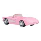 Miniatura coche rosa descapotable Chevrolet Corvette de la película Barbie a escala 1/64 Hot Wheels