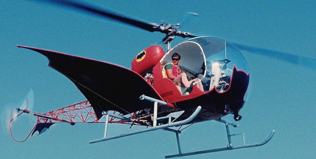 Helicóptero Batcopter de la película Batman 1966