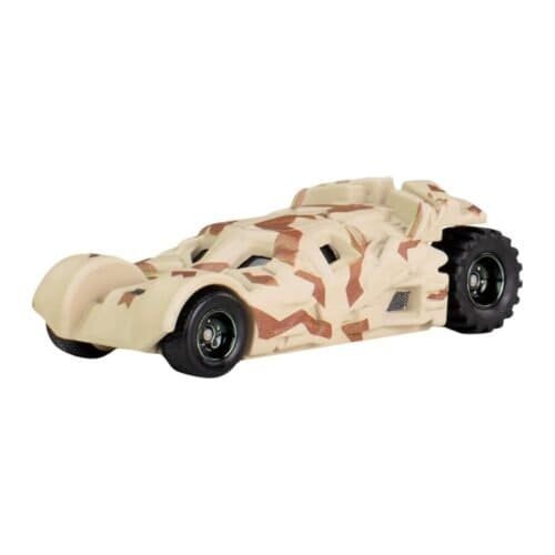 Miniatura coche camuflaje Batmobile tumbler de las películas Batman El Caballero Oscuro a escala 1/64 Hot Wheels