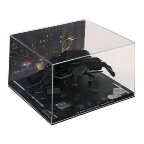 Miniatura Batplane de las películas Batman El Caballero Oscuro a escala 1/43 Atlas
