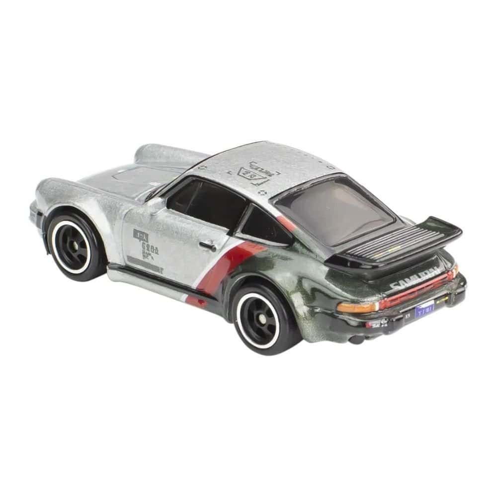 Miniatura coche Porsche 911 Turbo (930) del videojuego Cyberpunk 2077 a escala 1/64 Hot Wheels