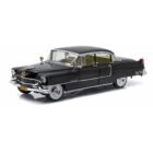 Miniatura coche Cadillac Fleetwood Serie 60 1955 negro de la película El Padrino a escala 1/18 Greenlight