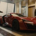 Coche rojo Lykan Hypersport 2014 de la película Fast & Furious 7