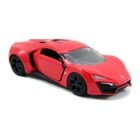 Miniatura coche rojo Lykan Hypersport 2014 de la película Fast & Furious 7 a escala 1/32 Jada