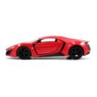 Miniatura coche rojo Lykan Hypersport 2014 de la película Fast & Furious 7 a escala 1/32 Jada