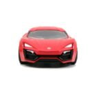Miniatura coche rojo Lykan Hypersport 2014 de la película Fast & Furious 7 a escala 1/32 Jada