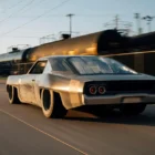 Coche negro mate Dodge Charger 1969 de la película Fast & Furious