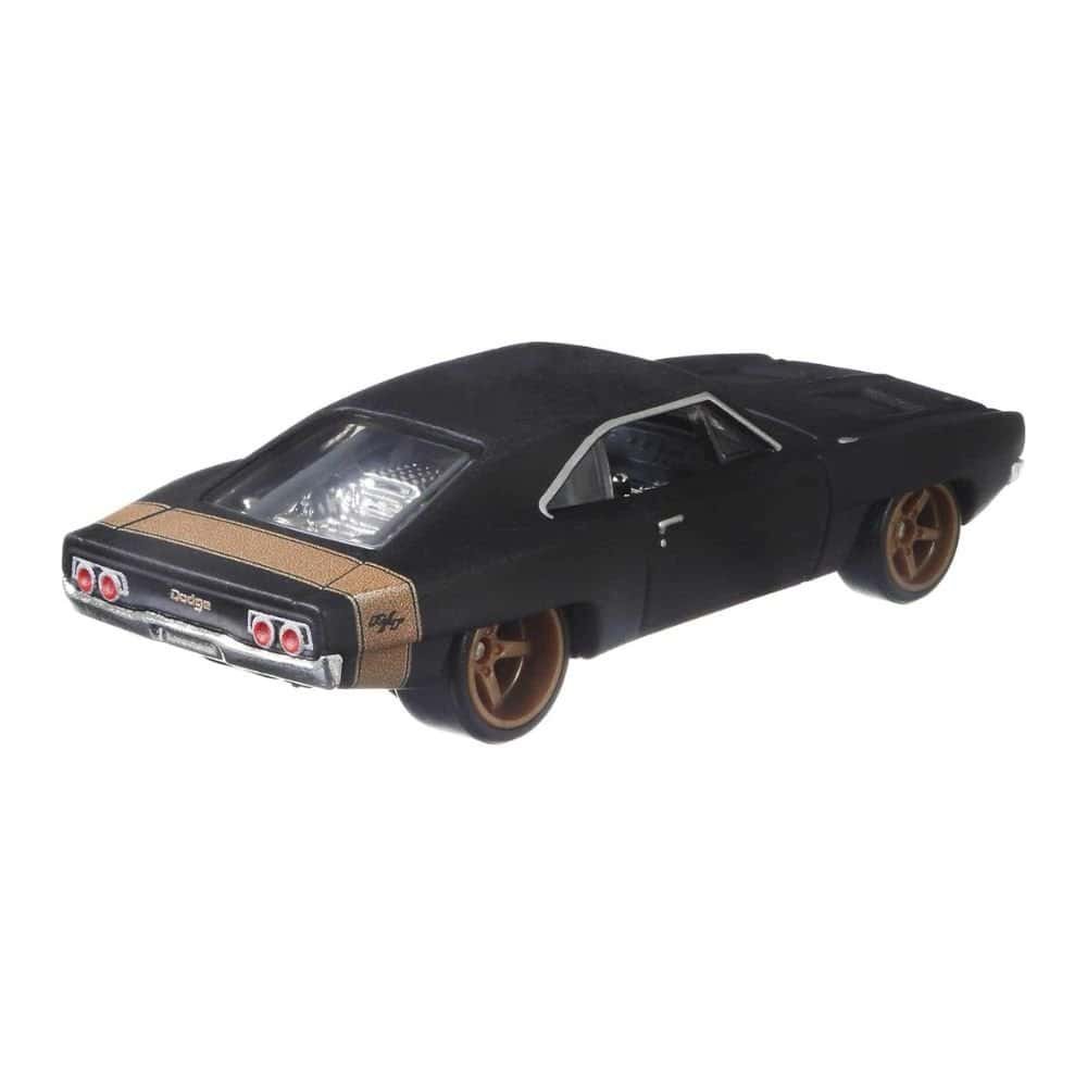 Miniatura coche negro mate Dodge Charger 1969 de la película Fast & Furious 9 a escala 1/64 Hot Wheels