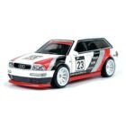 Miniatura coche carreras Audi Avant RS2 del videojuego Forza a escala 1/64 Hot Wheels