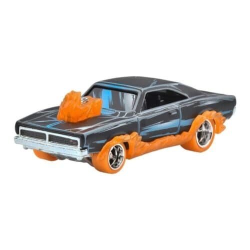 Miniatura coche Dodge Charger de la película Ghost Rider a escala 1/64 Hot Wheels