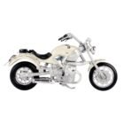 Miniatura moto beige BMW R1200C de la película El mañana nunca muere de James Bond 007 a escala 1/18 MotorMax