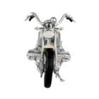 Miniatura moto beige BMW R1200C de la película El mañana nunca muere de James Bond 007 a escala 1/18 MotorMax