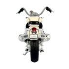 Miniatura moto beige BMW R1200C de la película El mañana nunca muere de James Bond 007 a escala 1/18 MotorMax