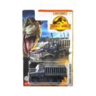 Miniatura coche camión todoterreno jaula de la película Jurassic World: El reino caído a escala 1/64 Matchbox
