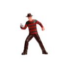 Miniatura coche rojo Cadillac 62 de la película Pesadilla en Elm Street con figura de Freddy Krueger a escala 1/24 Jada Toys