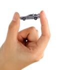 Miniatura coche DeLorean DMC a escala de la película Regreso al futuro Jada