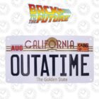 Matrícula coche DeLorean de Regreso al Futuro a escala 1/1 Fanattik Trade