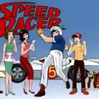 Coche blanco Mach 5 de la serie Speed Racer